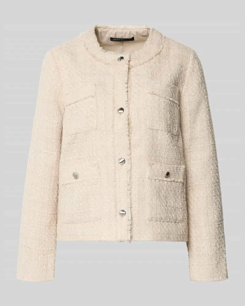 Betty Barclay Blazer in Bouclé-Optik Beige