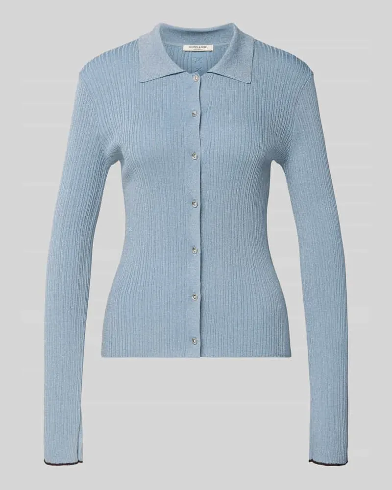 Scotch&Soda Strickjacke mit Knopfleiste Metallic