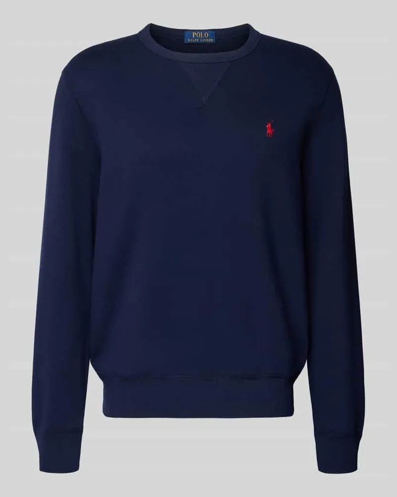 Ralph Lauren Sweatshirt mit Label-Stitching Marine