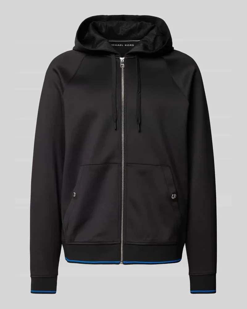 Michael Kors Sweatjacke mit Druckknopftaschen Black