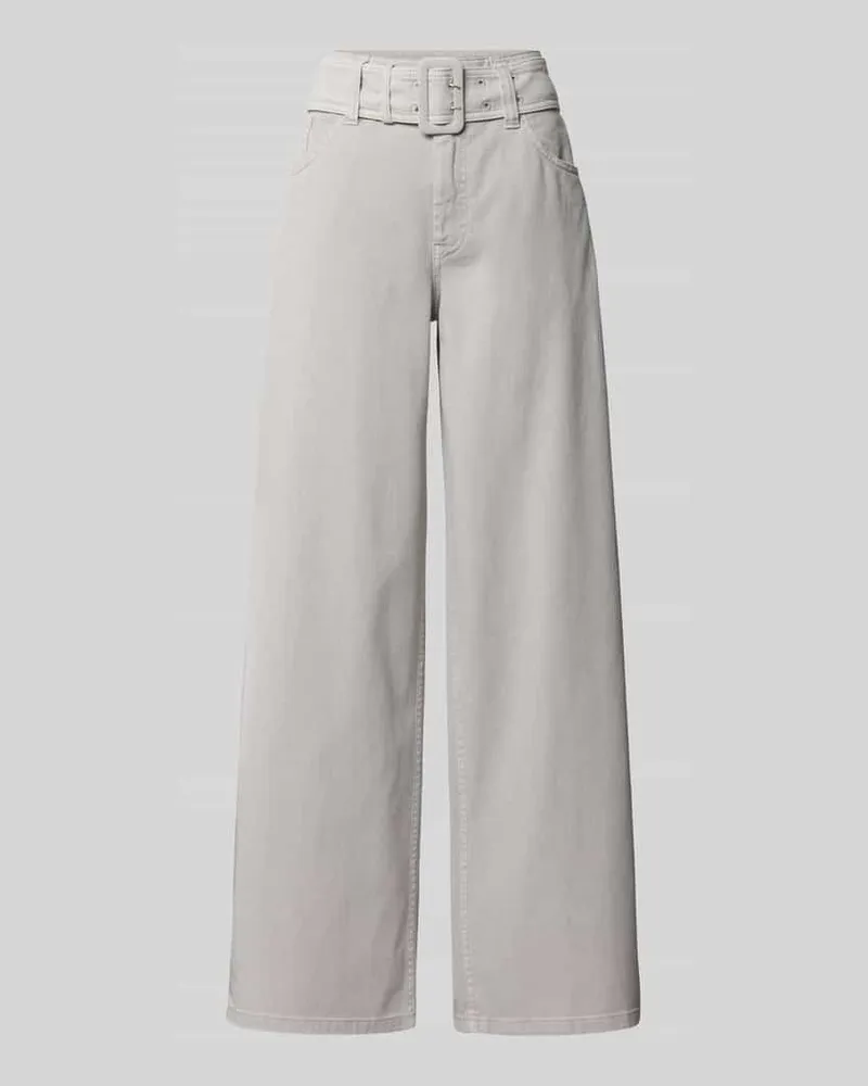 Baum und Pferdgarten Wide Fit Jeans mit integriertem Gürtel Graphit