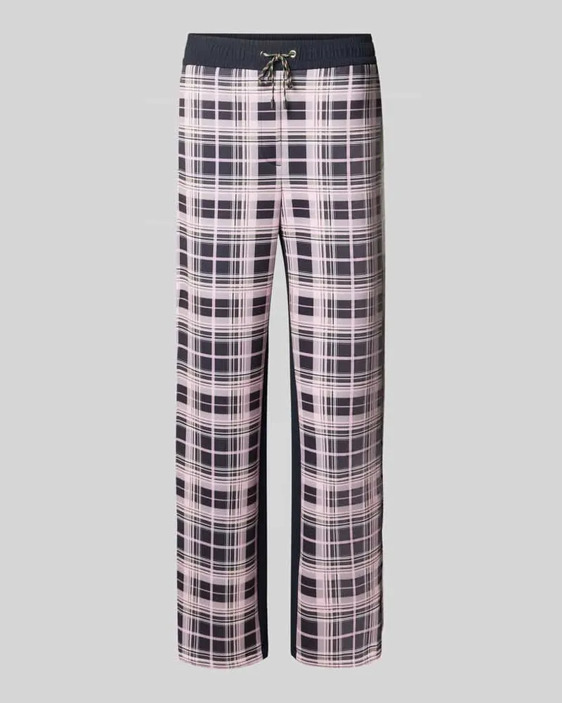 Marc Cain Straight Fit Hose mit elastischem Bund Marine