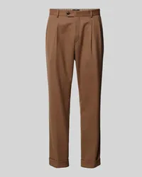 JOOP! Regular Fit Bundfaltenhose mit Eingrifftaschen Camel