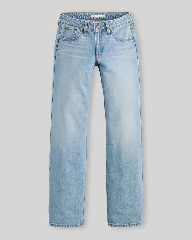 Levi's Straight Fit Jeans aus reiner Baumwolle Jeansblau