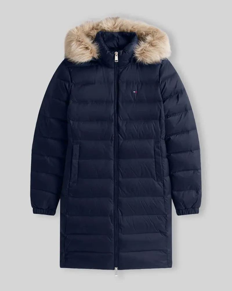 Tommy Hilfiger Daunenmantel mit abnehmbarer Kapuze Marine