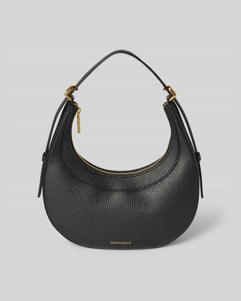 Coccinelle Umhängetasche mit Label-Detail Black