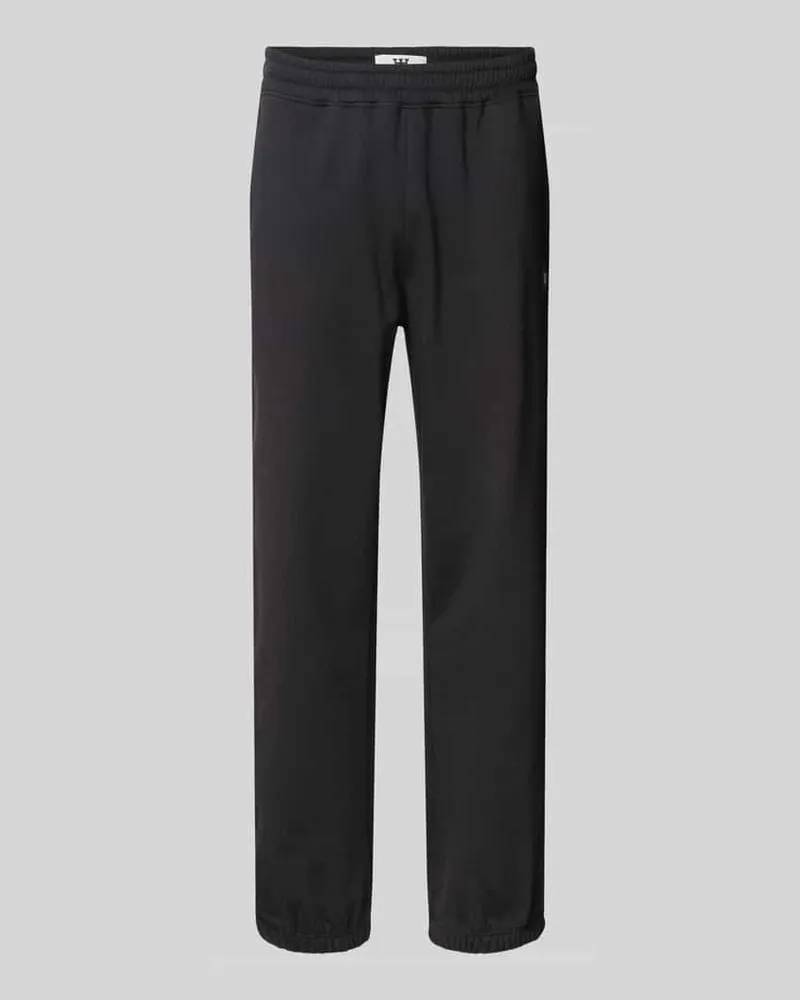 Wood Wood Sweatpants mit elastischem Bund Anthrazit