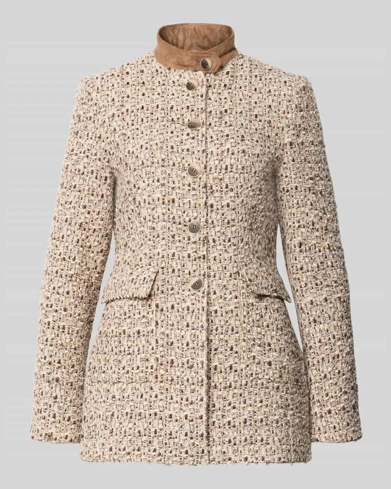 White Label Longblazer mit Woll-Anteil Beige
