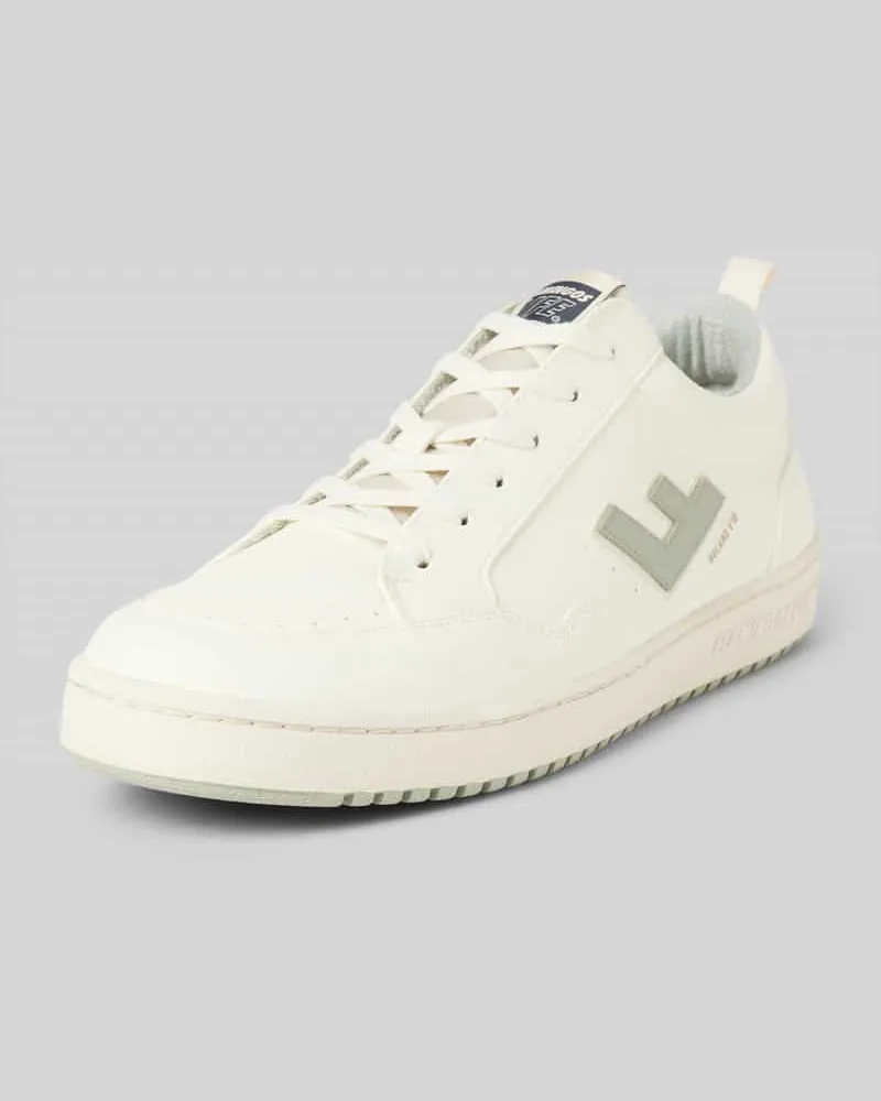 Flamingos Life Sneaker mit Label-Patch Modell 'Roland V.10 Weiss