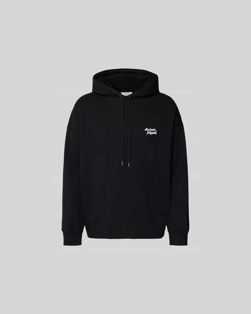 Kitsuné Hoodie mit Kapuze Black