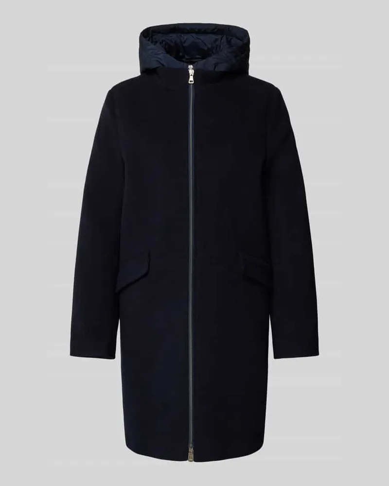 cinque Mantel aus Schurwoll-Mix mit Kaschmir-Anteil Modell 'MIRALA Marine