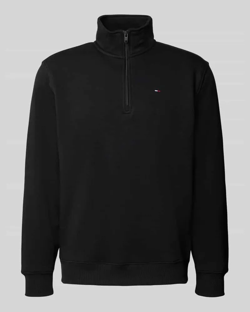 Tommy Hilfiger Loose Fit Sweatshirt aus Baumwoll-Mix Black