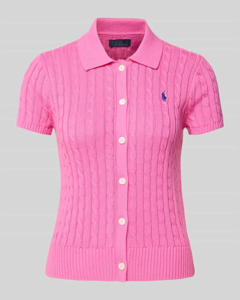 Ralph Lauren Strickshirt mit Logo-Stitching Pink