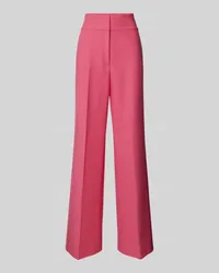 HUGO BOSS Flared Stoffhose mit Bügelfalten Modell 'Himia Pink