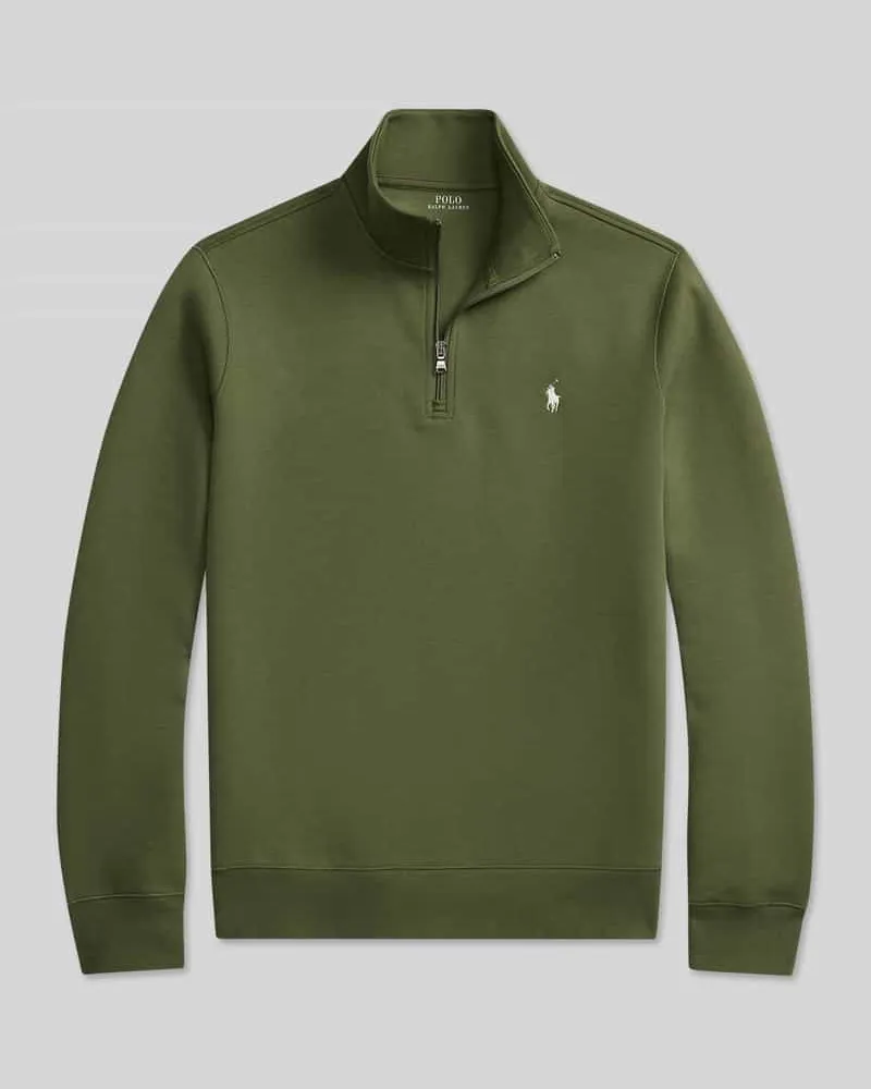 Ralph Lauren Regular Fit Sweatshirt aus Baumwoll-Mix Oliv