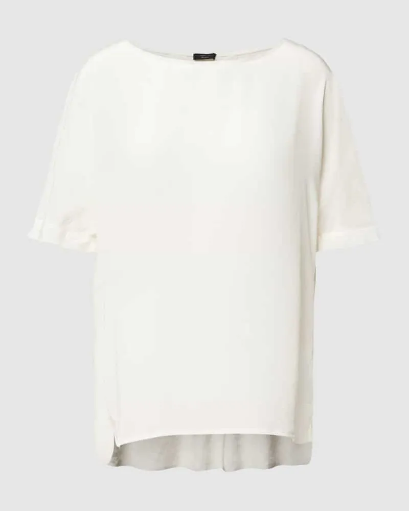 Marc Cain Bluse mit U-Boot-Ausschnitt Offwhite