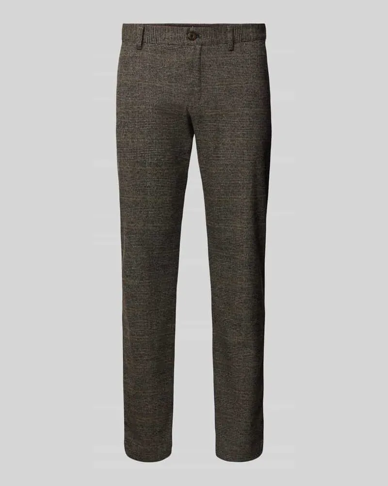 JOOP! Stoffhose mit französischen Eingrifftaschen Modell 'Matthew Mittelbraun
