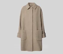 Wollmantel aus Woll-Kaschmir-Mix