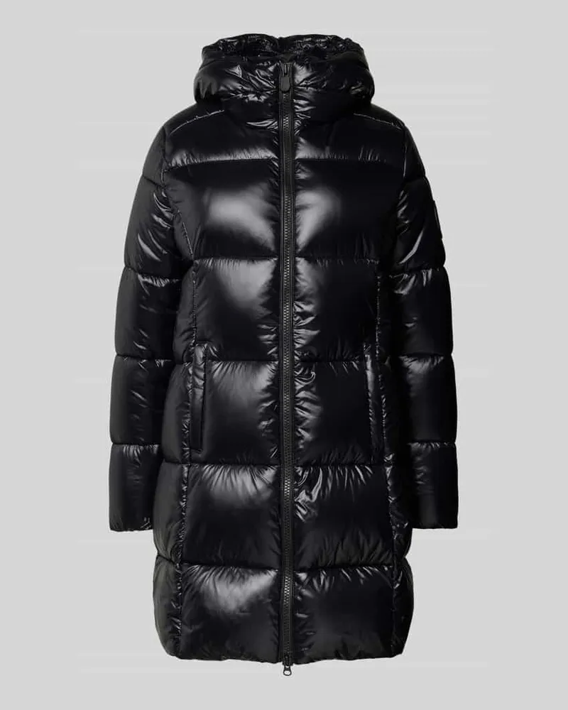 Save The Duck Steppmantel mit Zweiwege-Reißverschluss Modell 'INES Black