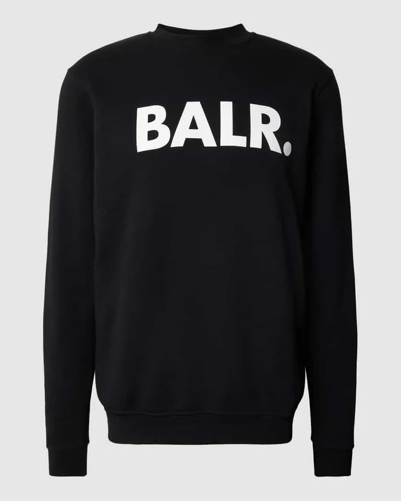 BALR. Sweatshirt mit Label-Print Black