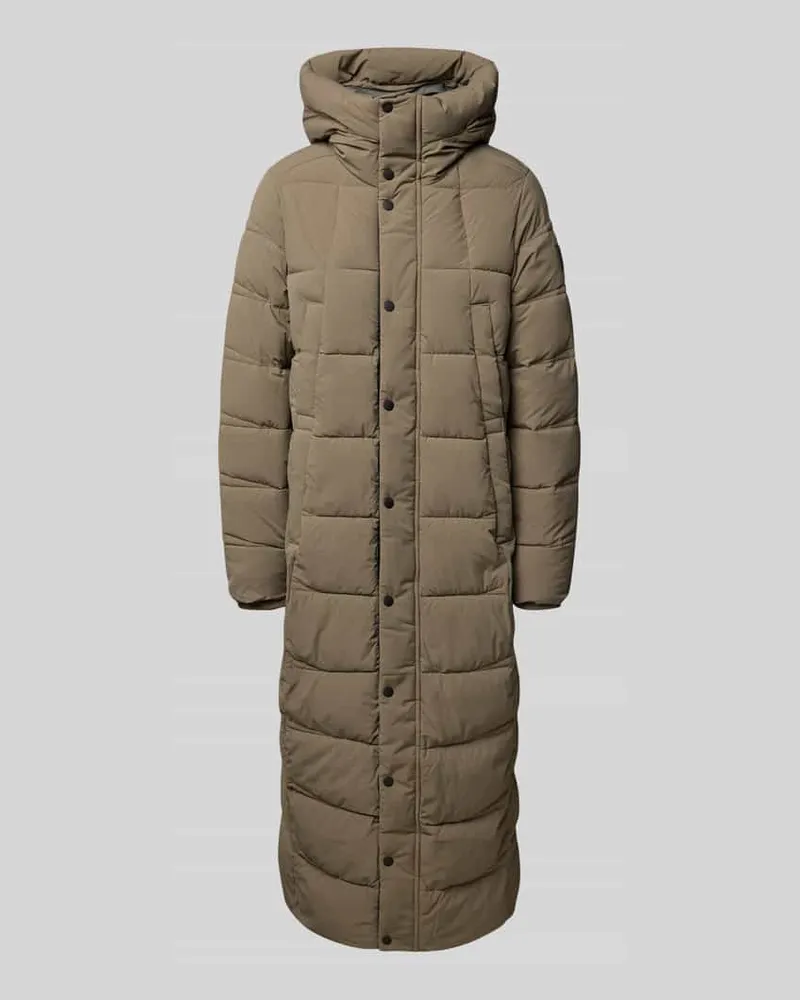 G-STAR RAW Steppmantel mit Knopfleiste und Eingrifftaschen Modell 'Whistler Taupe