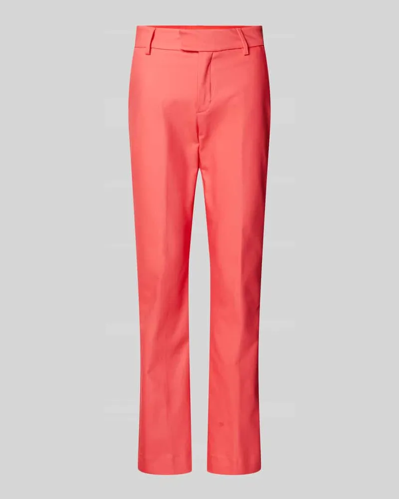 Mos Mosh Slim Fit Stoffhose mit Eingrifftaschen Modell 'ELLEN Koralle