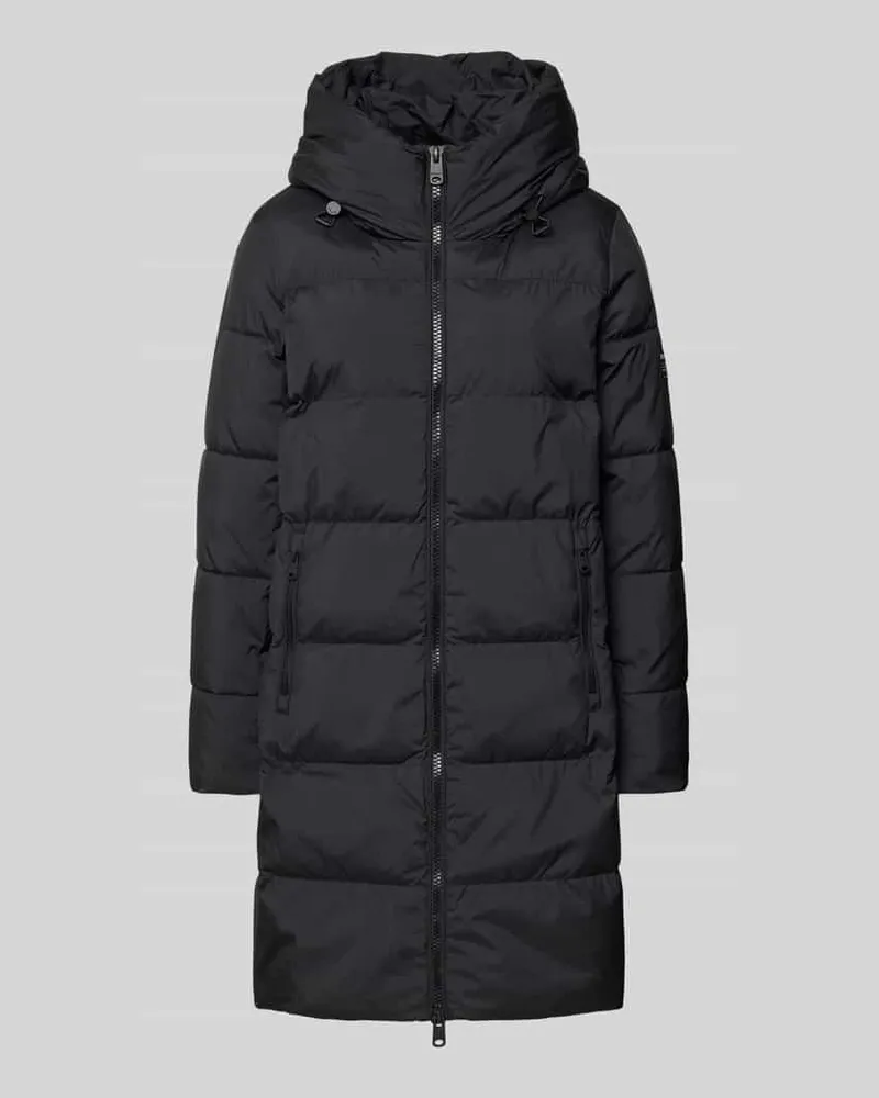 ECOALF Steppmantel mit Zweiwege-Reißverschluss Modell 'MANLIE Black