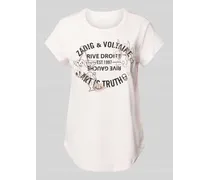 T-Shirt mit Motiv-Stitching Modell 'WOOP