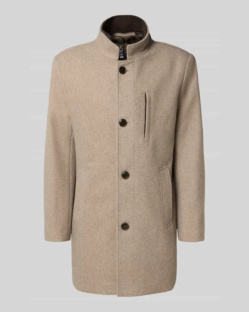Roy Robson Kurzmantel im 2-in-1-Look mit Stehkragen Beige