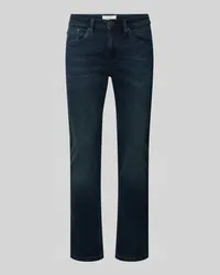 Tom Tailor Regular Slim Jeans im 5-Pocket-Design Modell 'Josh Dunkelblau