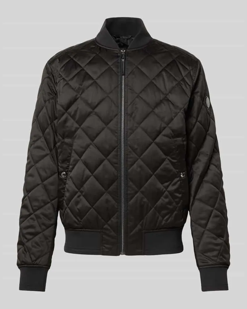 JOOP! Regular Fit Steppjacke mit Stehkragen Modell 'Adams Black