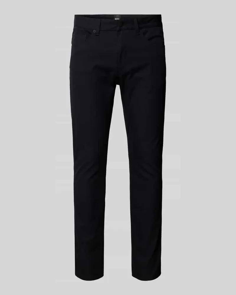HUGO BOSS Hose im 5-Pocket-Design Modell 'Delaware Black