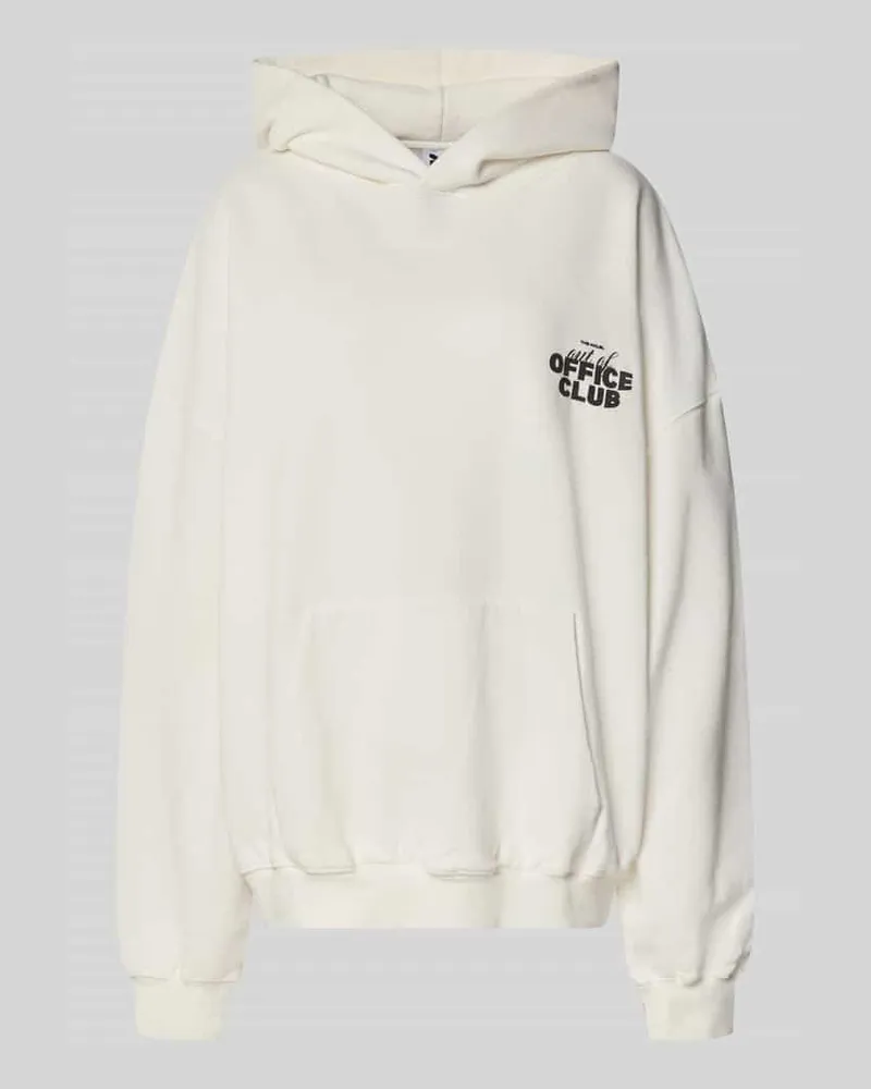 Karo Kauer Oversized Hoodie mit Känguru-Tasche Offwhite