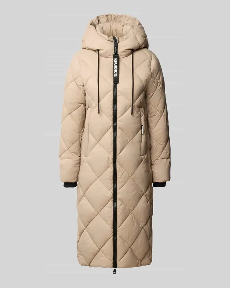 khujo Steppmantel mit Zweiwege-Reißverschluss Modell 'CILIA2 MATT Beige
