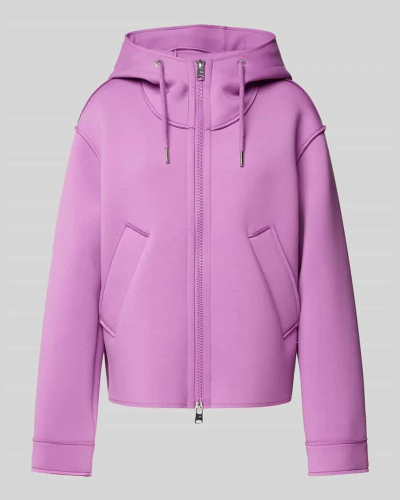 Beaumont Amsterdam Oversized Sweatjacke mit Eingrifftaschen Modell 'JOLY Lila