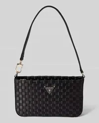 Guess Schultertasche mit Label-Detail Black