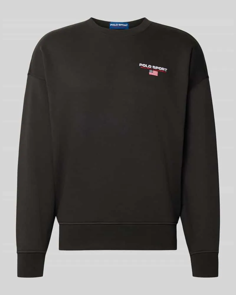 Ralph Lauren Relaxed Fit Sweatshirt aus Baumwoll-Mix Black
