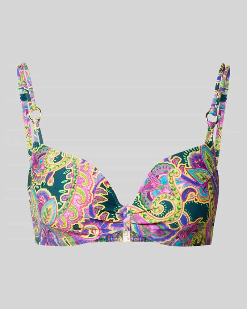 Marie Jo Bikini-Oberteil mit Allover-Paisley-Print Modell 'Lise Lila