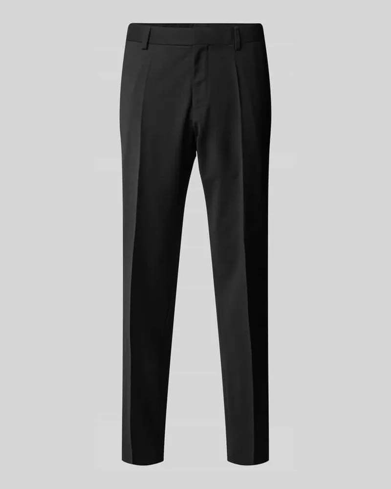 HUGO BOSS Slim Fit Anzughose Modell 'Genius Black