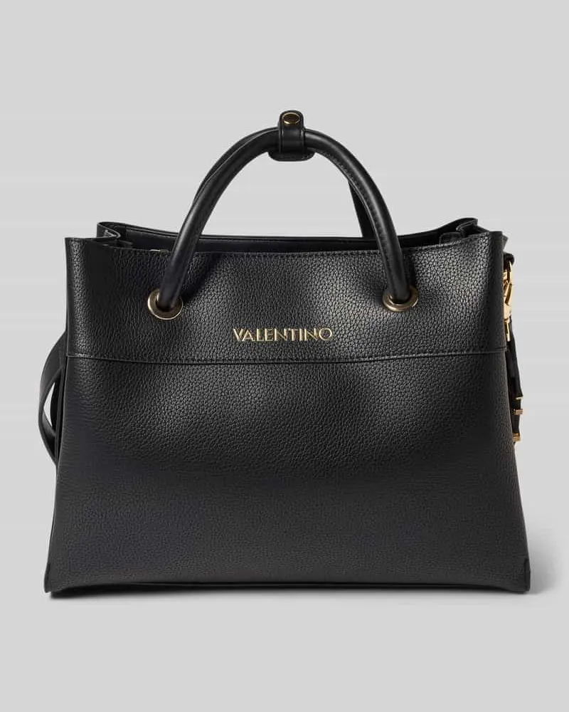 Valentino Garavani Handtasche mit Label-Applikation Modell 'ALEXIA Black