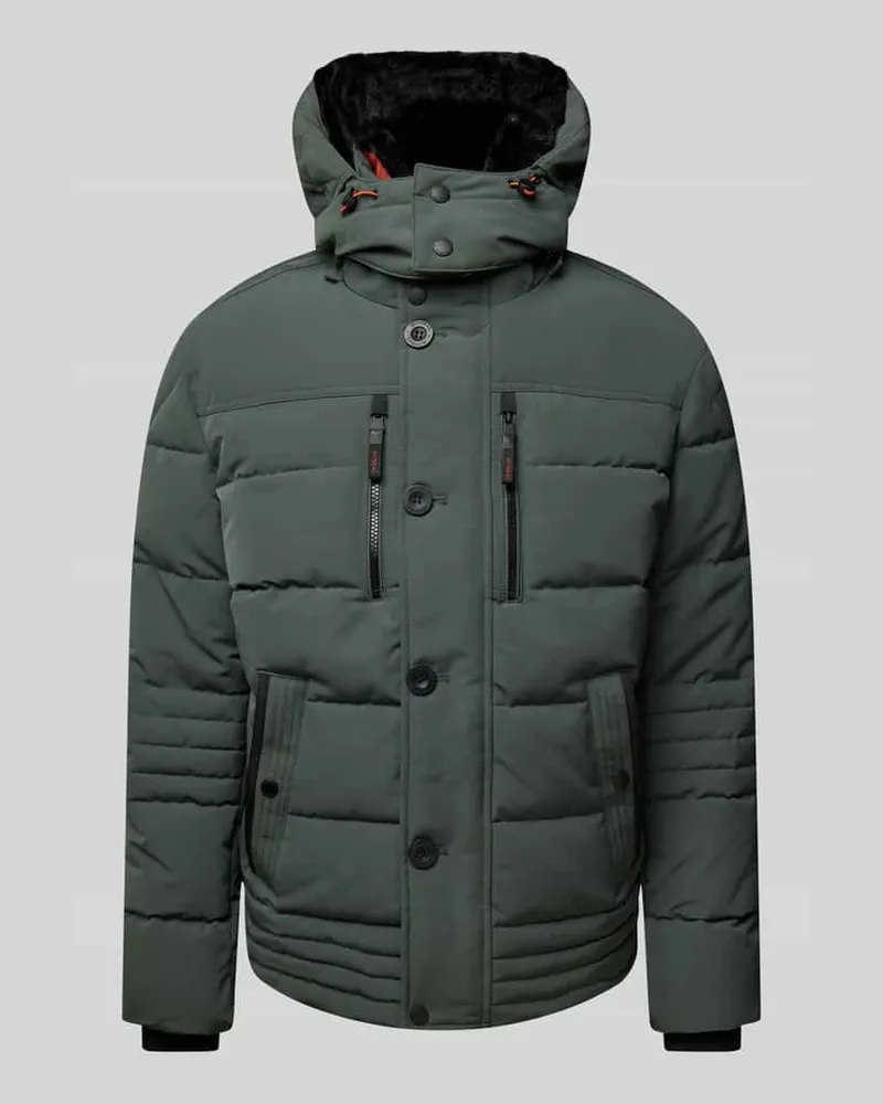 McNeal Steppjacke mit Kapuze Oliv