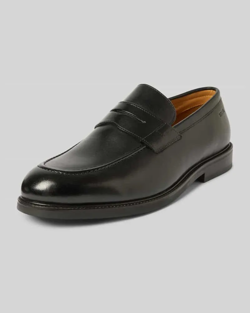 Digel Loafers mit Blockabsatz Modell 'SANDER Black