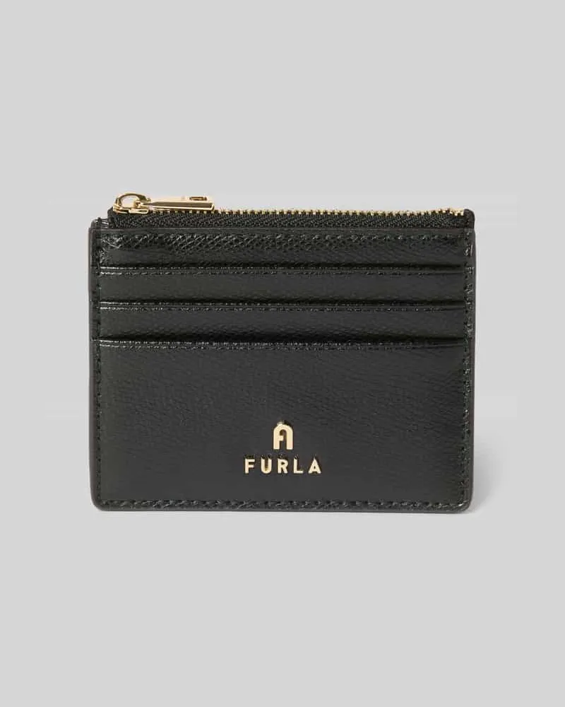 Furla Card Case mit Label-Detail Modell 'CAMELIA Black