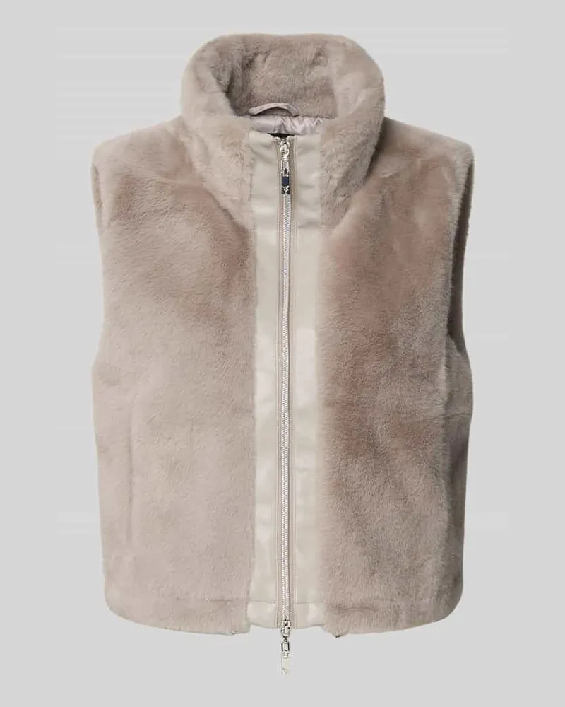 monari Weste mit Stehkragen Taupe