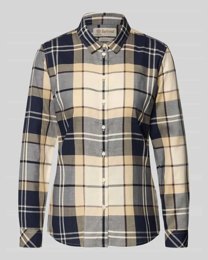 Barbour Regular Fit Hemdbluse aus reiner Baumwolle Modell 'BREDON Offwhite