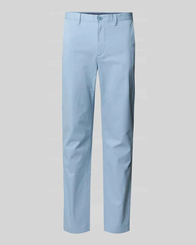 Tommy Hilfiger Straight Fit Chino aus Baumwoll-Mix Blau