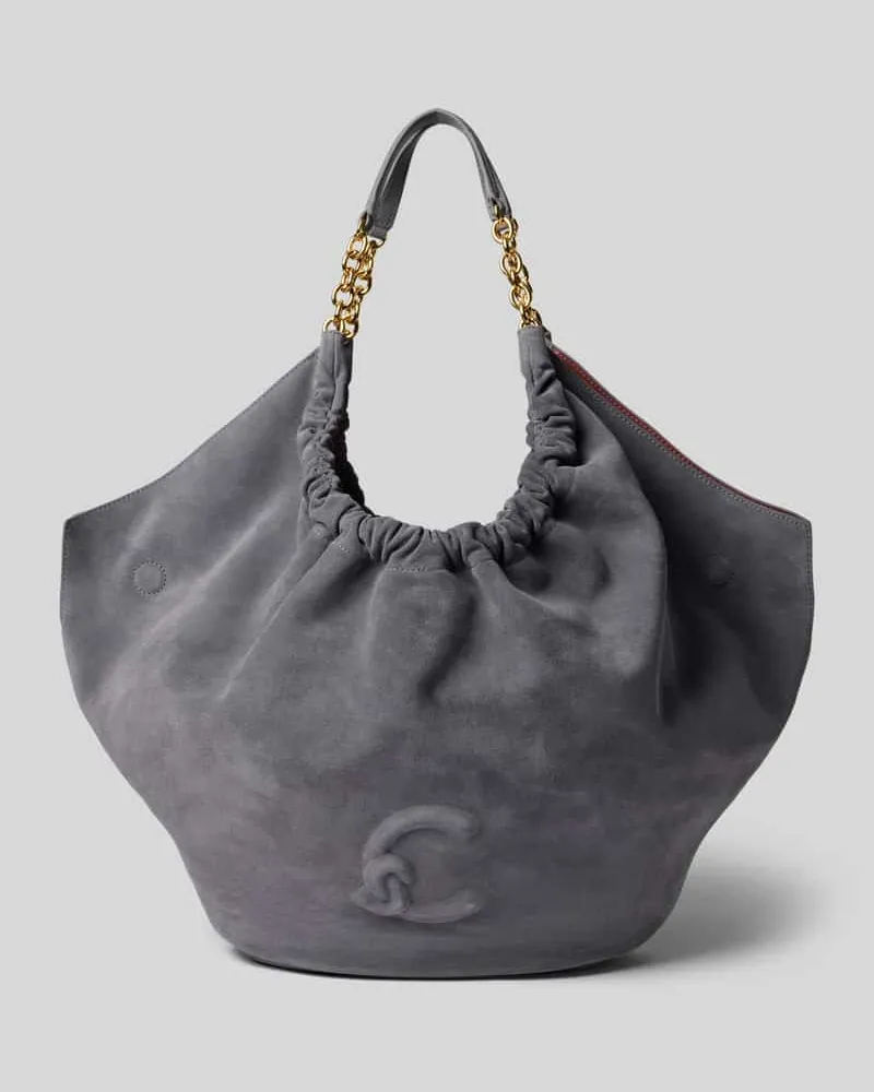 Coccinelle Handtasche mit Logo-Detail Modell 'Smash Rauchblau