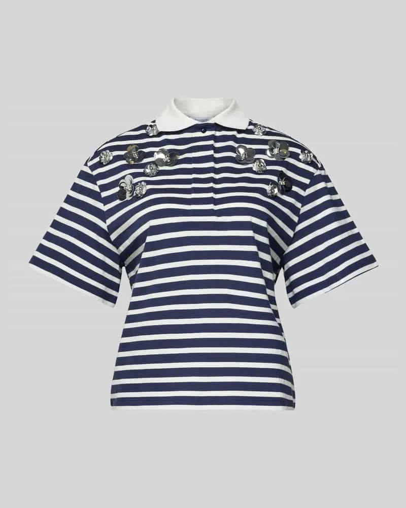Rich&Royal T-Shirt mit Polokragen Marine