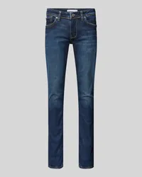 Pepe Jeans Slim Fit Jeans im 5-Pocket-Design Modell 'Hatch Blau