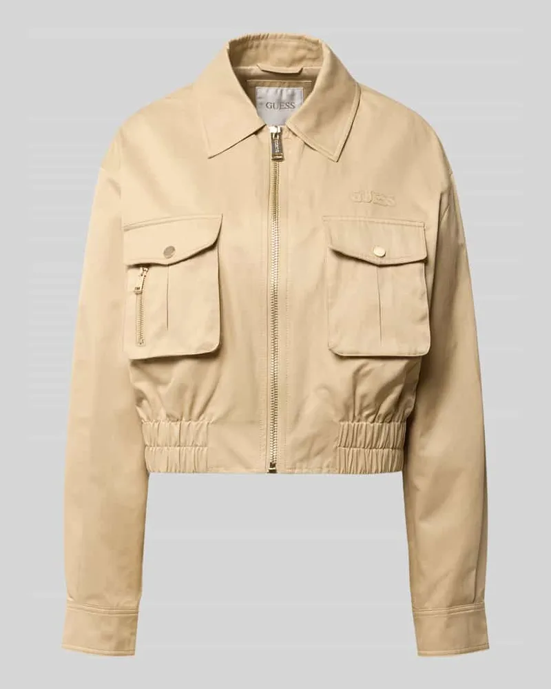 Guess Jacke mit Cargotaschen Modell 'JULIANE Beige
